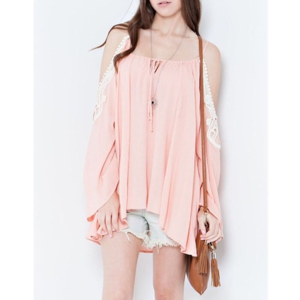 LOWEST "Peaches + Cream" Off Shoulder Top